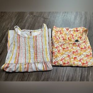 Cat & Jack Striped and Floral Kids Tops